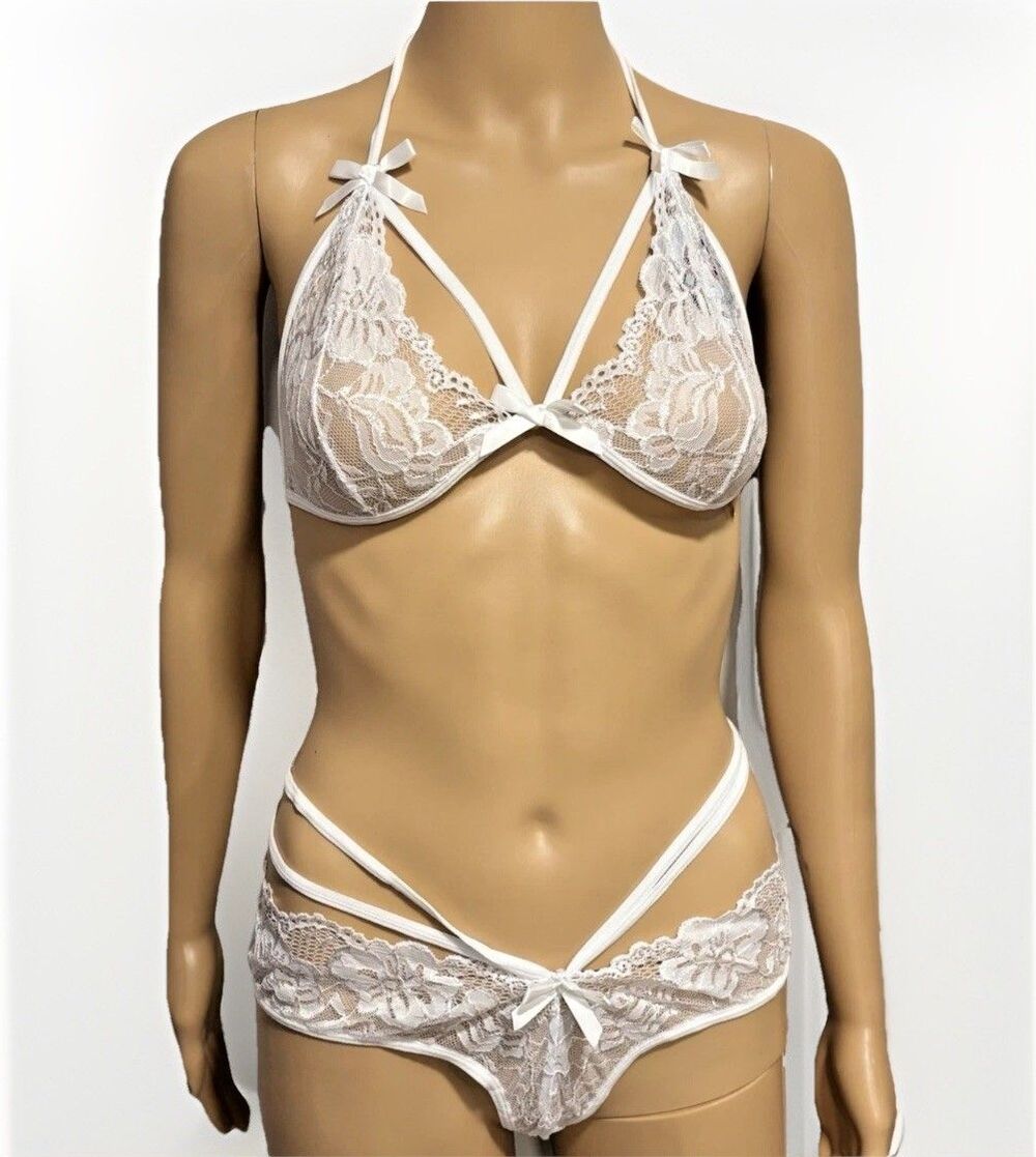 NWT Avidlove Milk White Lace Lingerie Set XL Sexy Bridal Wedding Honeymoon